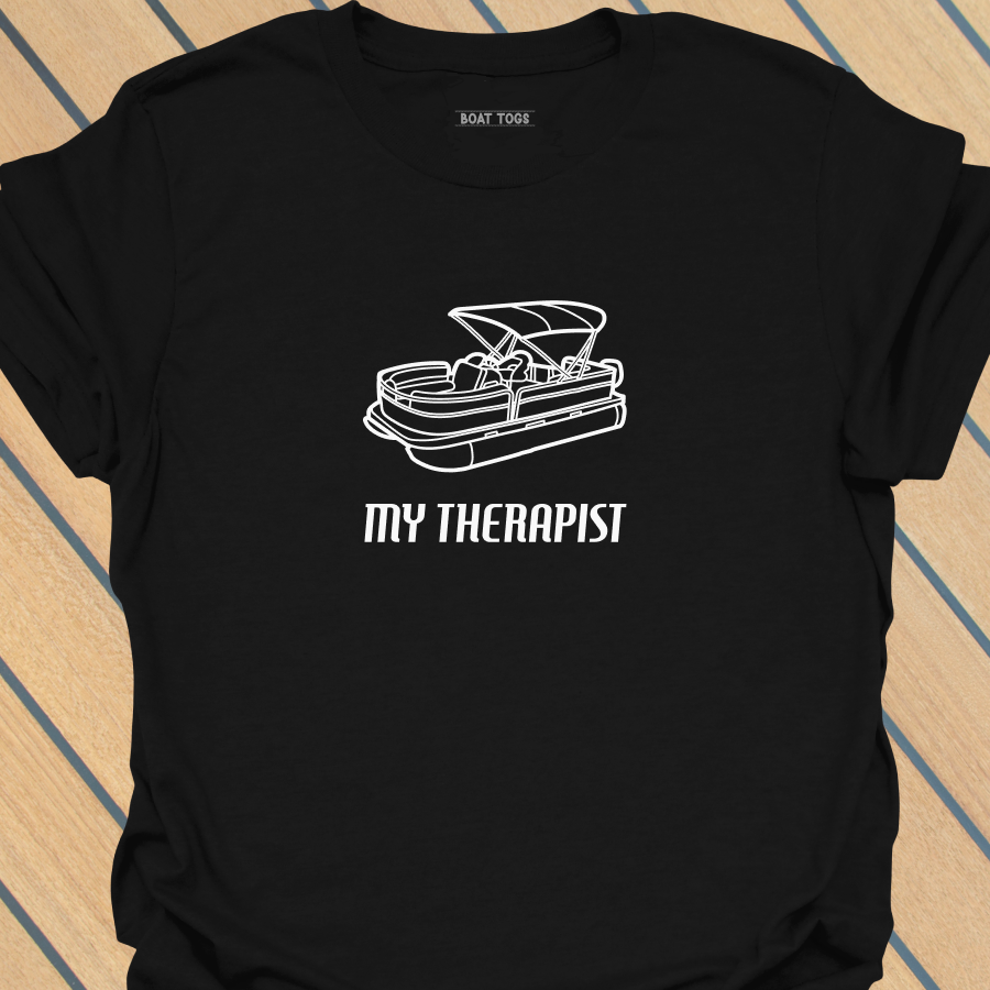 My therapist - pontoon T-shirt