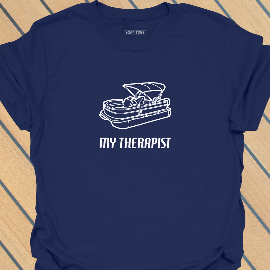 My therapist - pontoon T-shirt