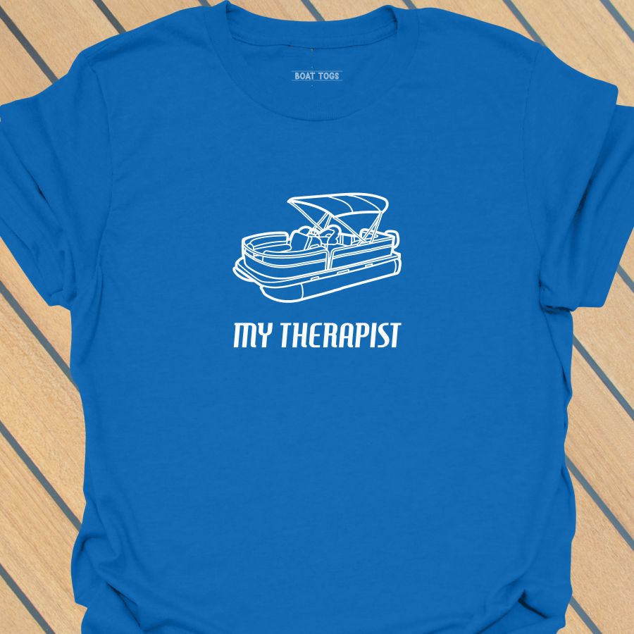 My therapist - pontoon T-shirt