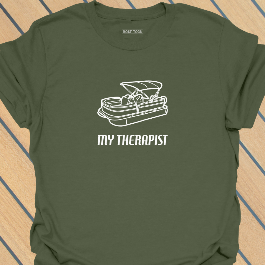 My therapist - pontoon T-shirt