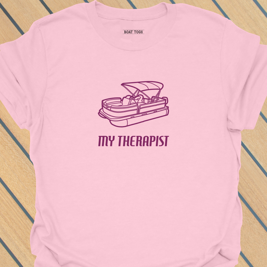 My therapist - pontoon T-shirt