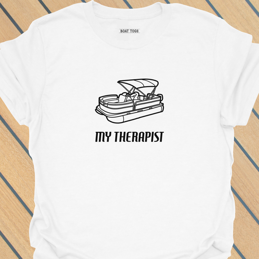 My therapist - pontoon T-shirt