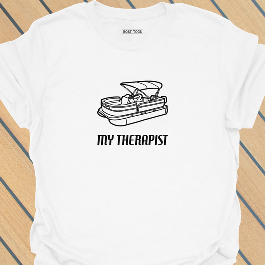 My therapist - pontoon T-shirt