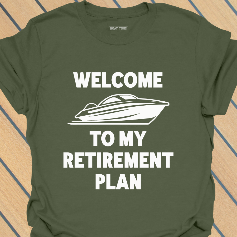 Retirement plan - sports T-shirt