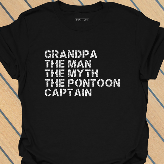 Pontoon Grandpa myth T-shirt