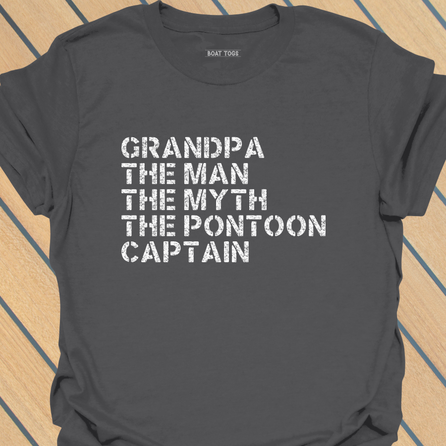 Pontoon Grandpa myth T-shirt