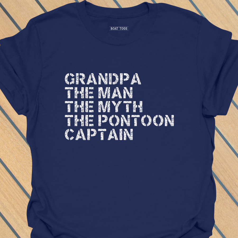 Pontoon Grandpa myth T-shirt