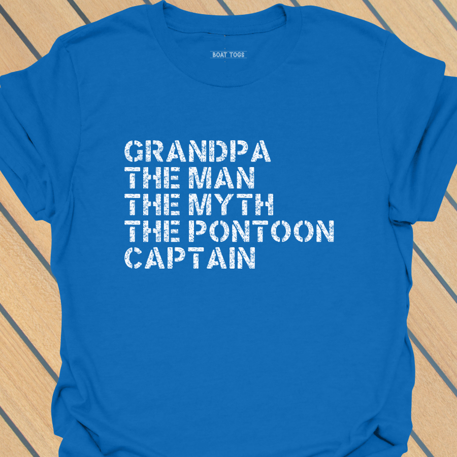 Pontoon Grandpa myth T-shirt