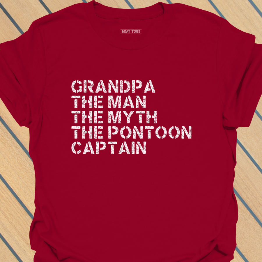 Pontoon Grandpa myth T-shirt