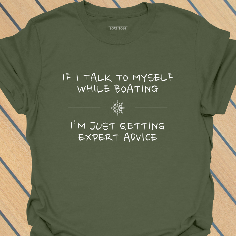 Talk to myself while boating T-shirt