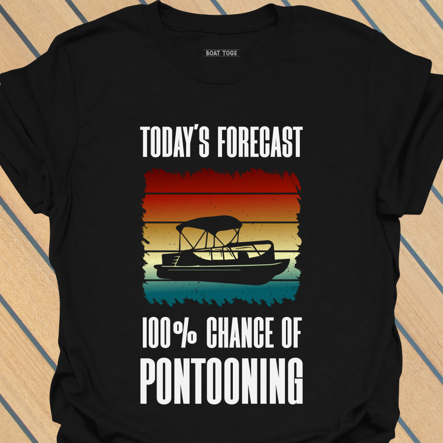 Forecast chance of pontooning T-shirt