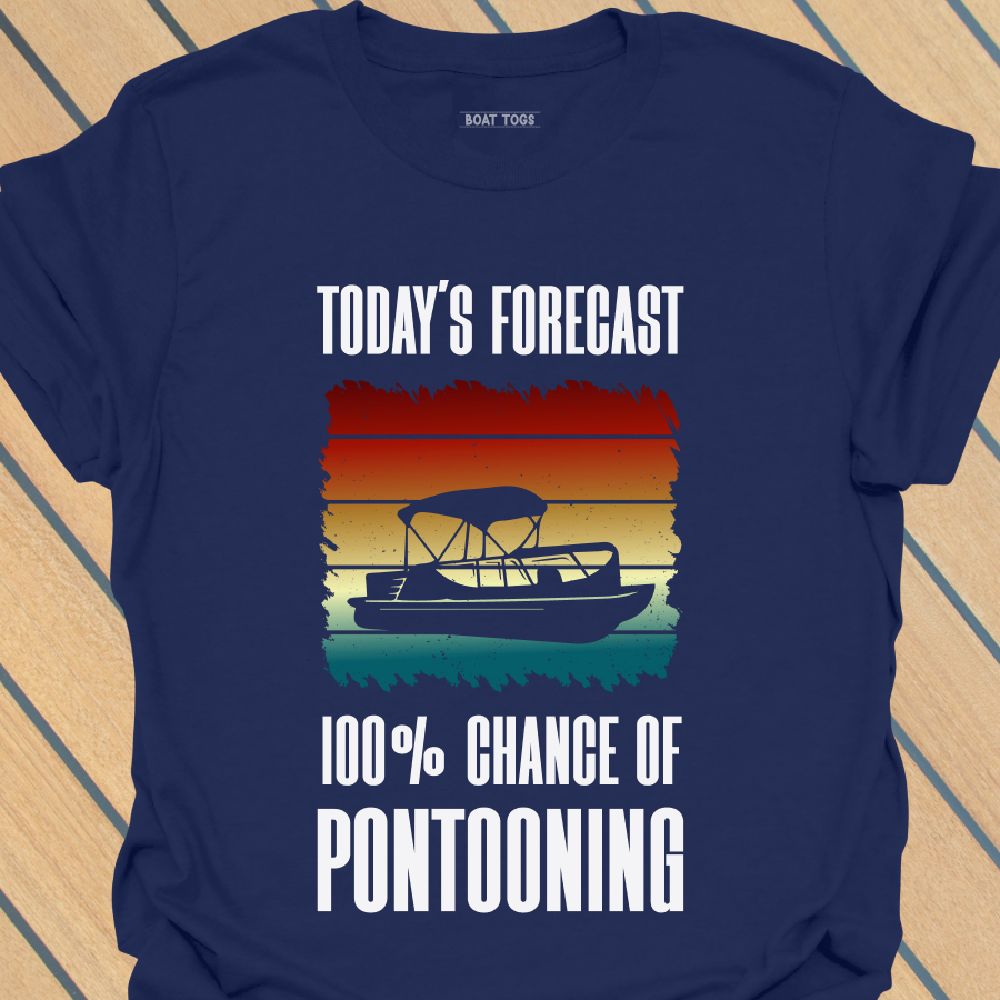 Forecast chance of pontooning T-shirt