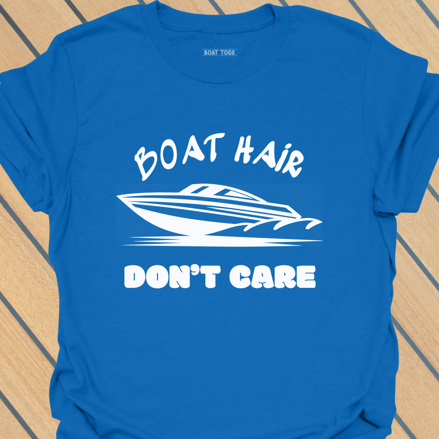 Boat hair don't care - sports T-shirt