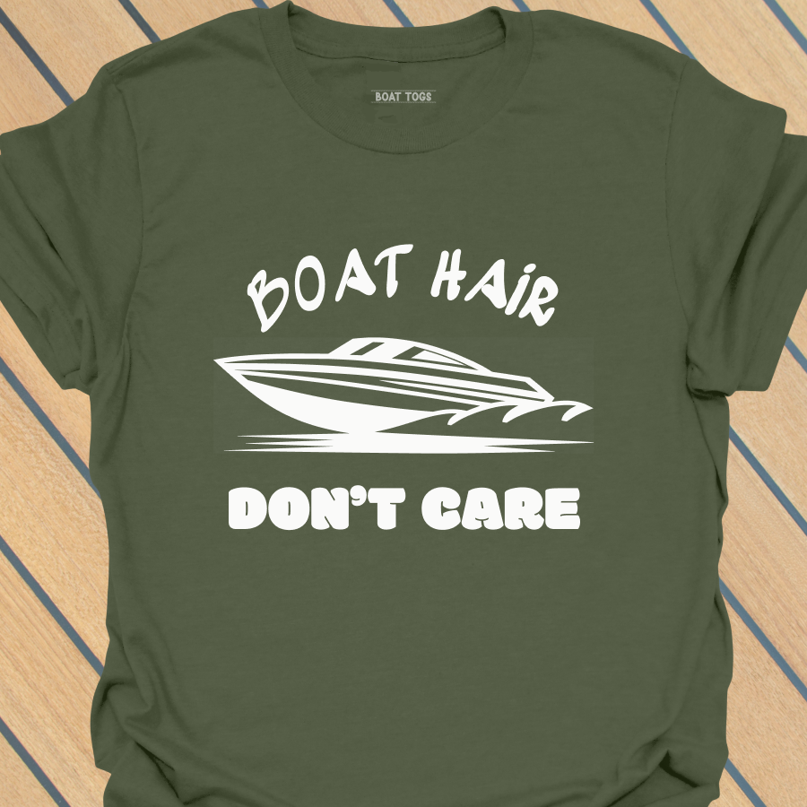 Boat hair don't care - sports T-shirt