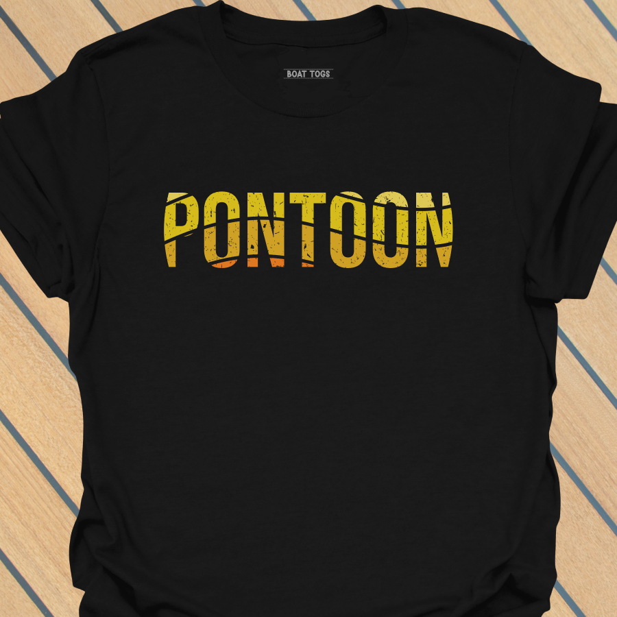 Pontoon yellow wave T-shirt
