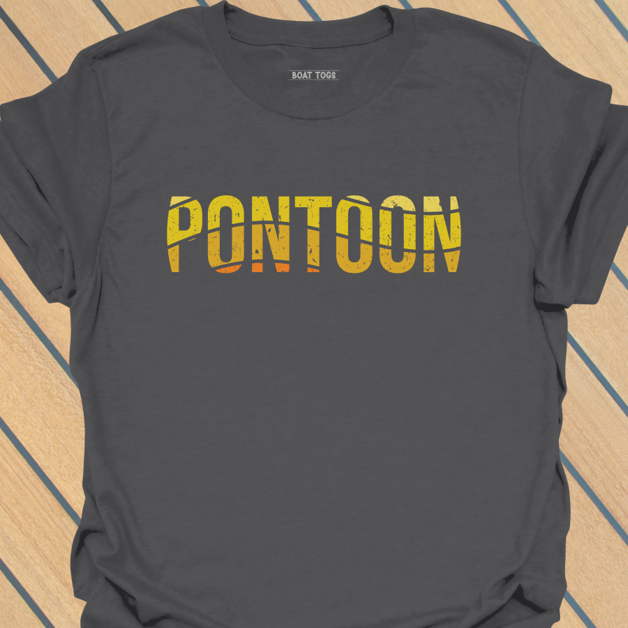 Pontoon yellow wave T-shirt