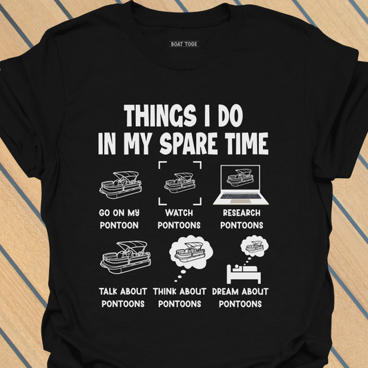Spare time - pontoon T-shirt