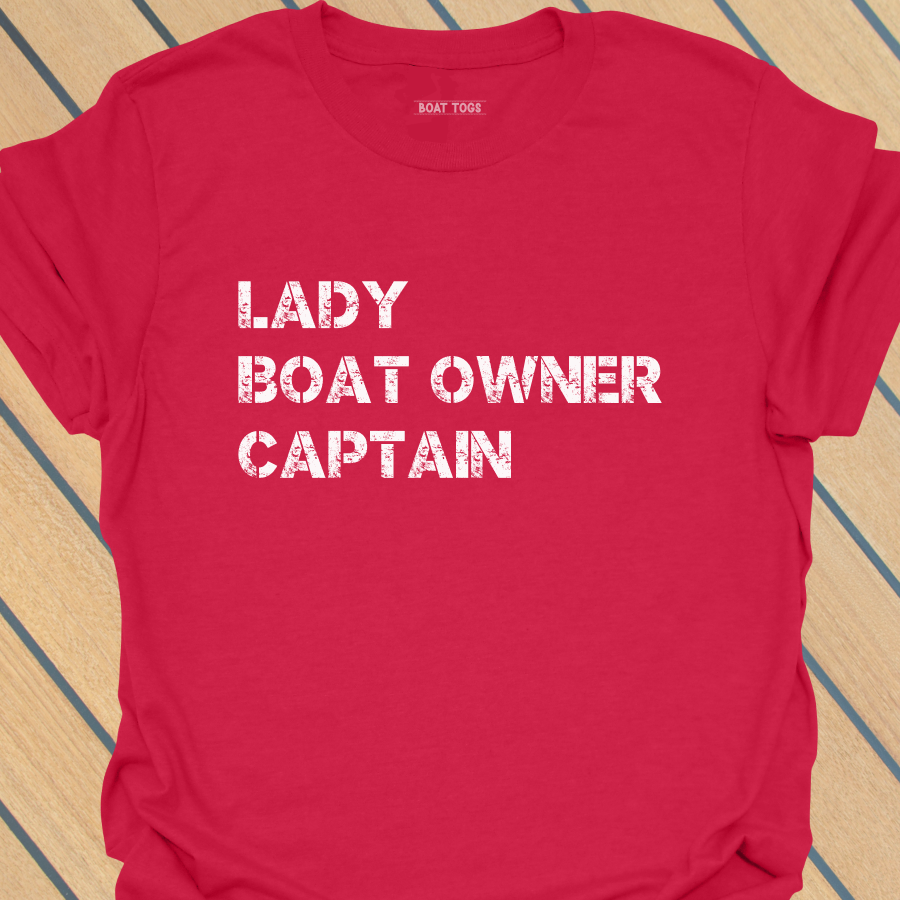 Lady owner captain T-shirt