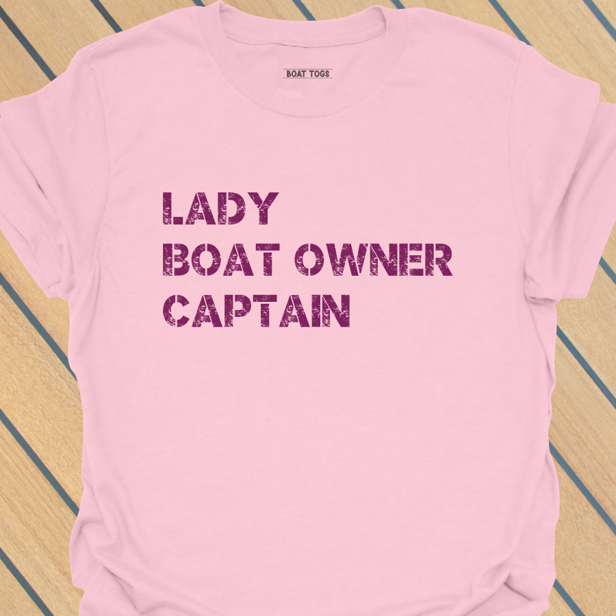 Lady owner captain T-shirt