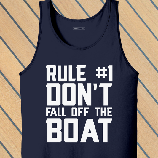 Rule No 1 boat Tank (Front print)