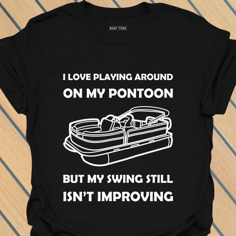 Pontoon golf round T-shirt