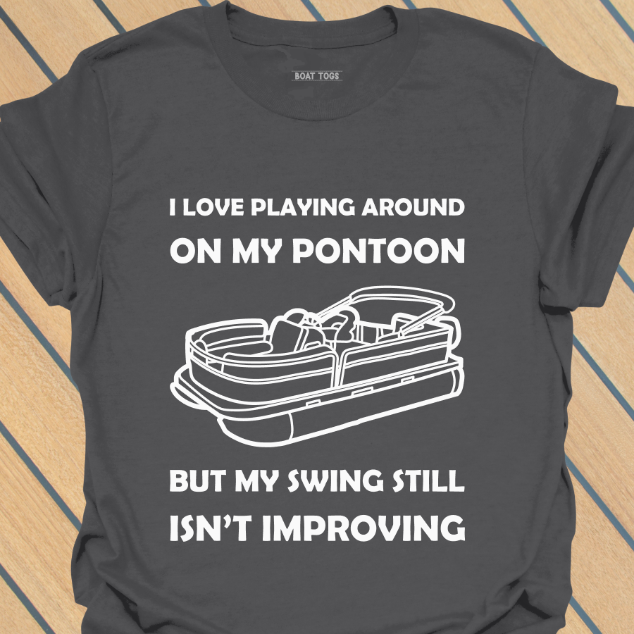 Pontoon golf round T-shirt
