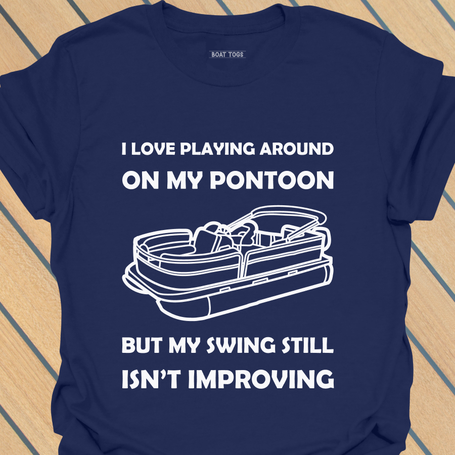 Pontoon golf round T-shirt