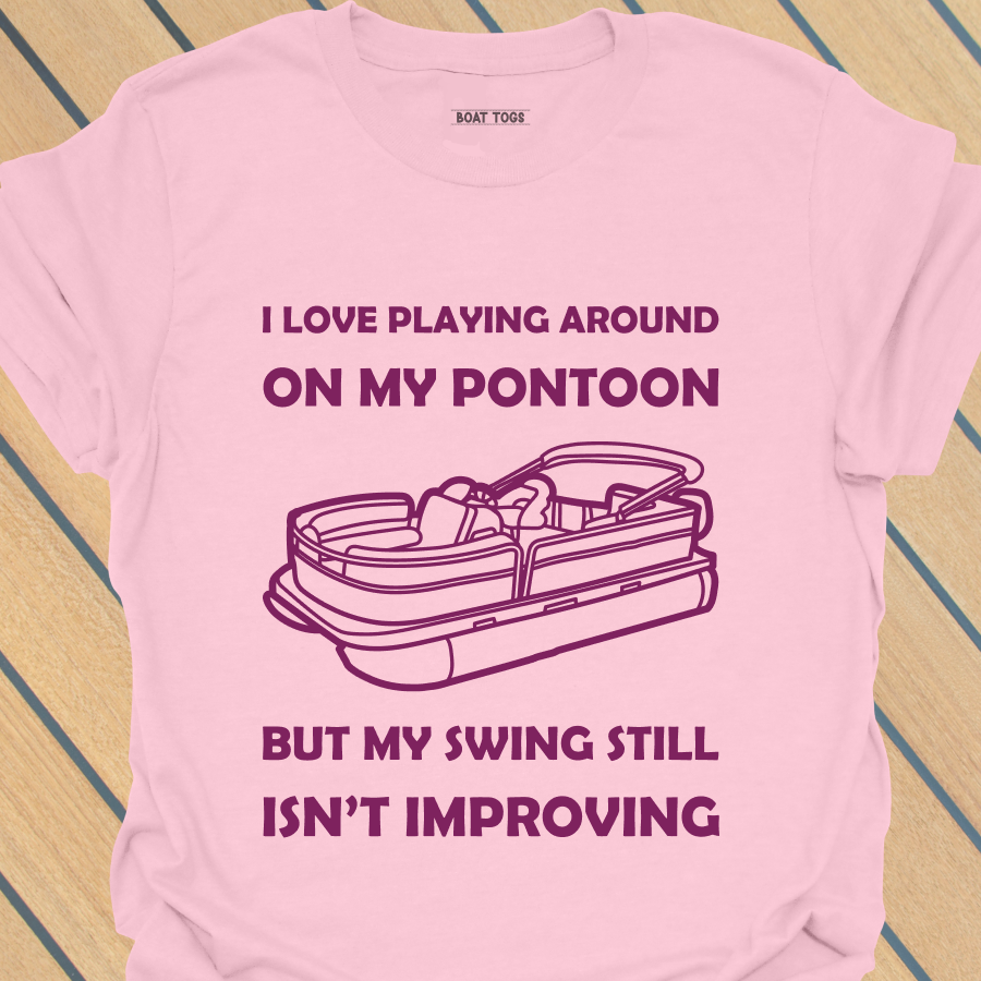 Pontoon golf round T-shirt