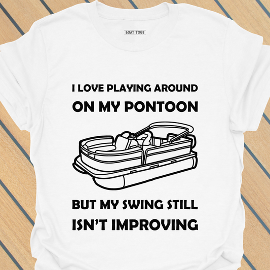 Pontoon golf round T-shirt