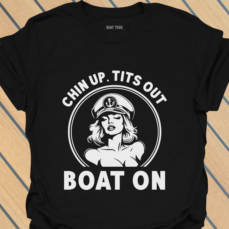 Chin Boat - circle T-shirt