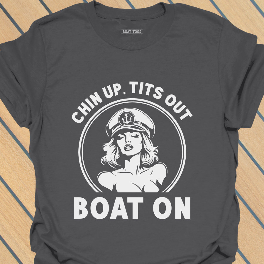 Chin Boat - circle T-shirt