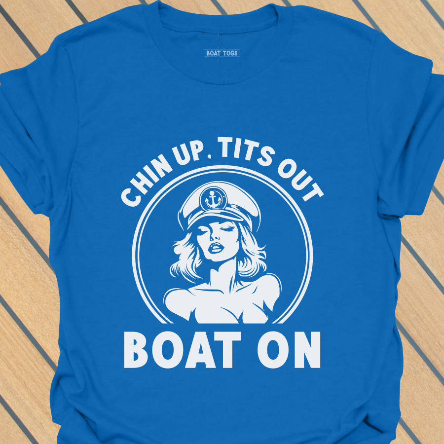 Chin Boat - circle T-shirt