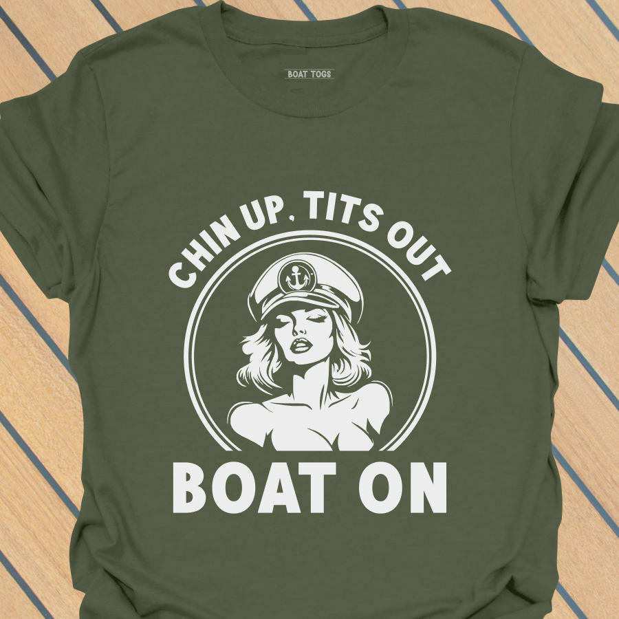 Chin Boat - circle T-shirt