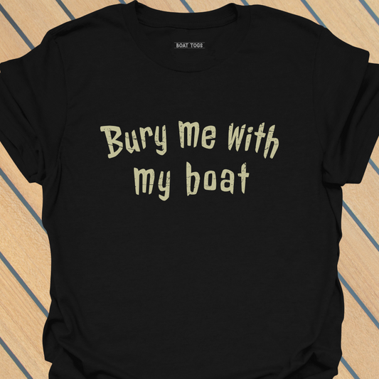 Bury with boat T-shirt