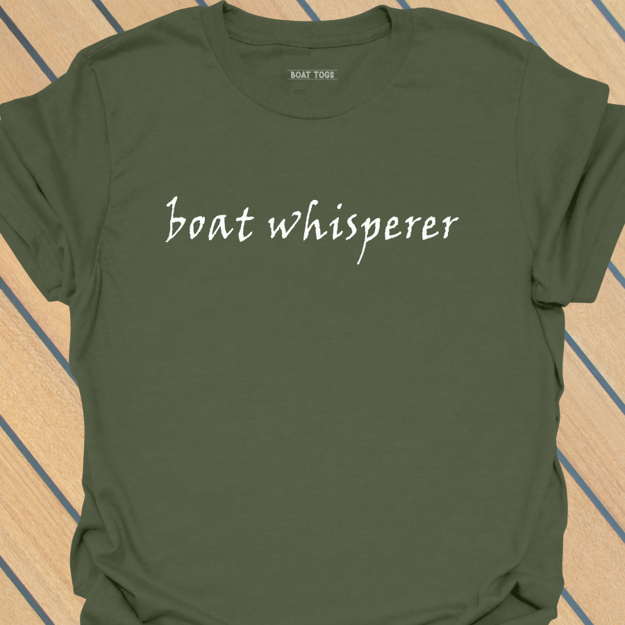 Boat whisperer T-shirt