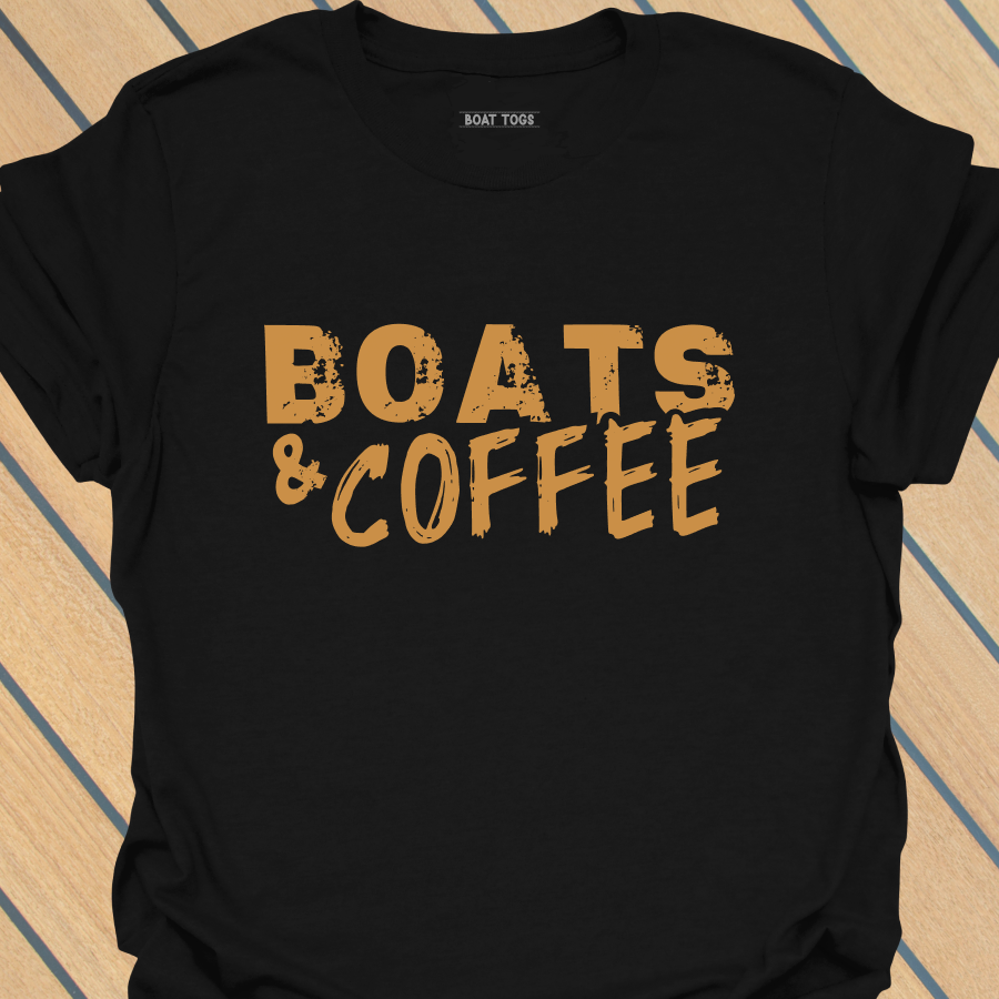 Boats and coffee T-shirt