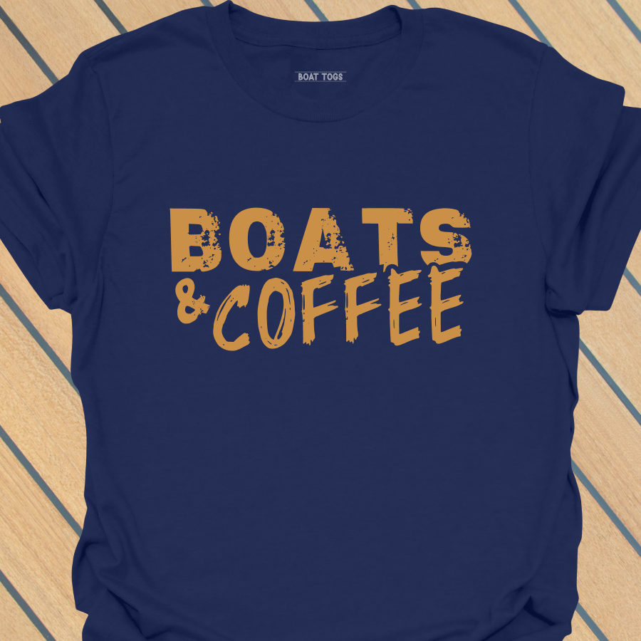 Boats and coffee T-shirt