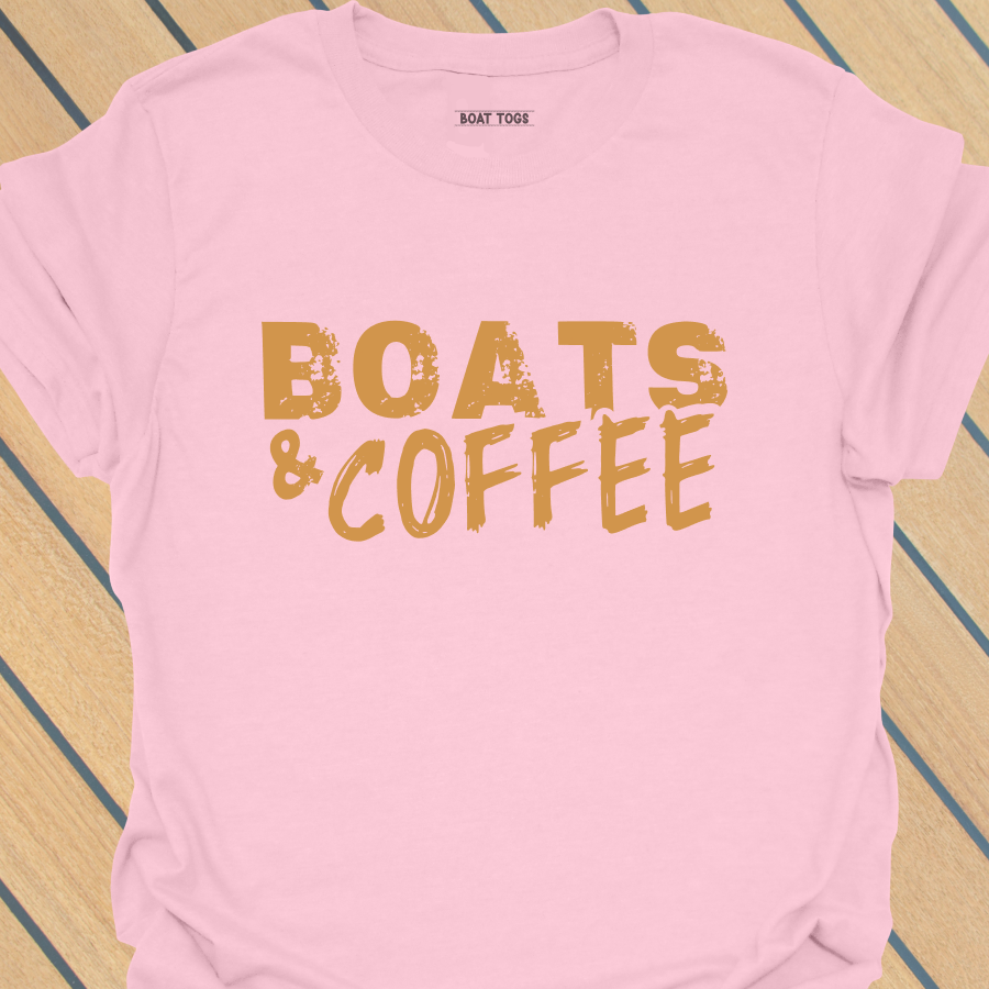 Boats and coffee T-shirt
