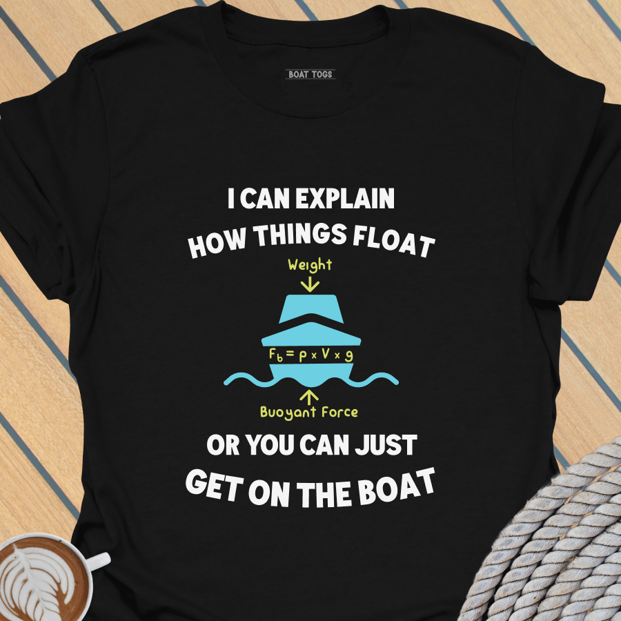 Explain things float T-shirt