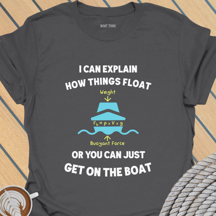 Explain things float T-shirt
