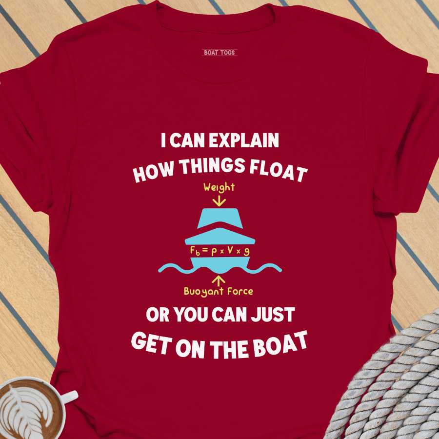 Explain things float T-shirt