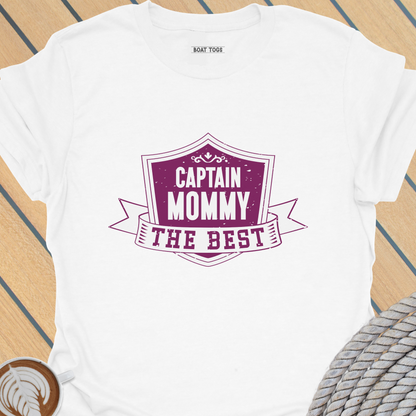 Capt Mommy shield T-shirt