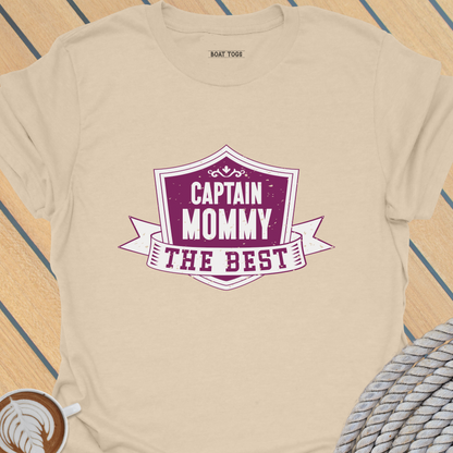 Capt Mommy shield T-shirt
