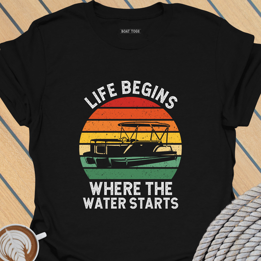 Water starts - pontoon T-shirt