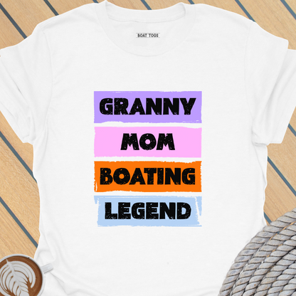 Granny Mom boat legend T-shirt