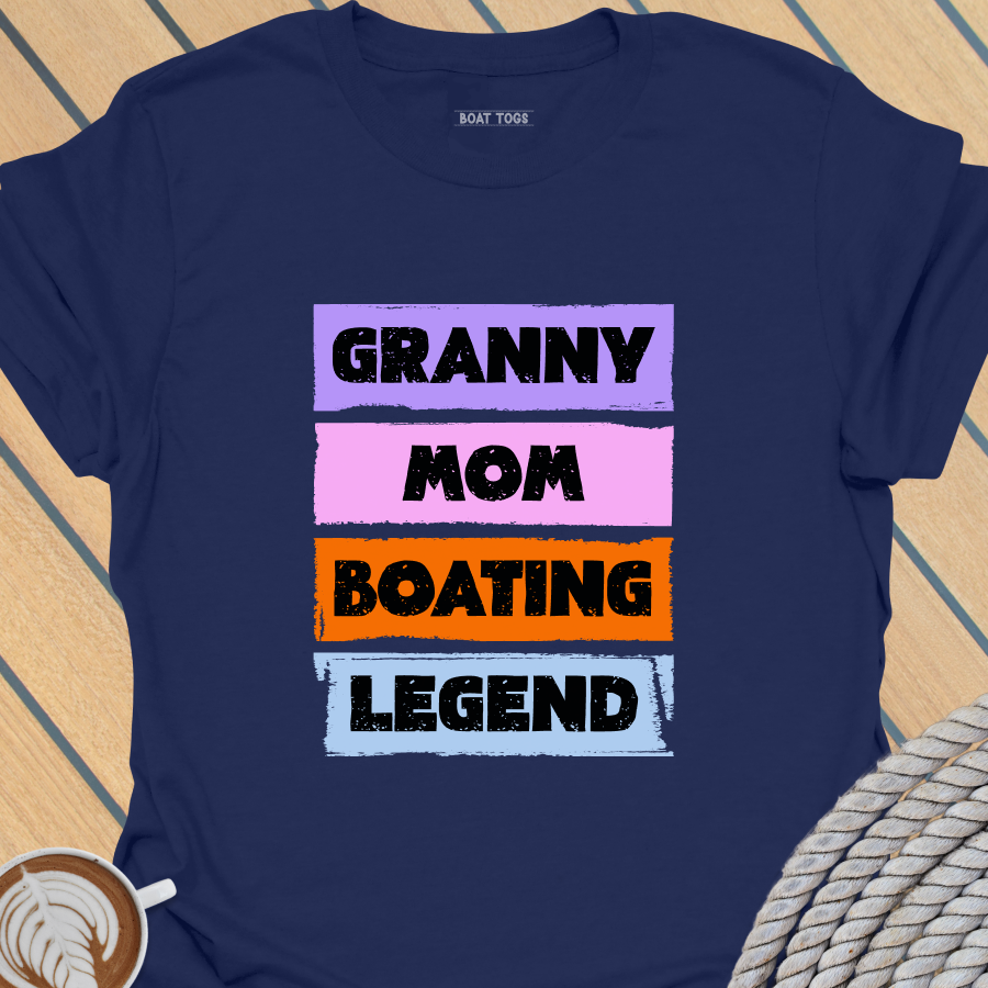 Granny Mom boat legend T-shirt