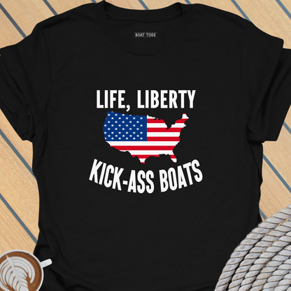 Kick-ass boats T-shirt