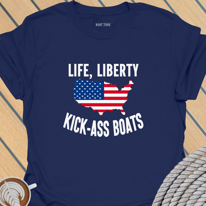 Kick-ass boats T-shirt