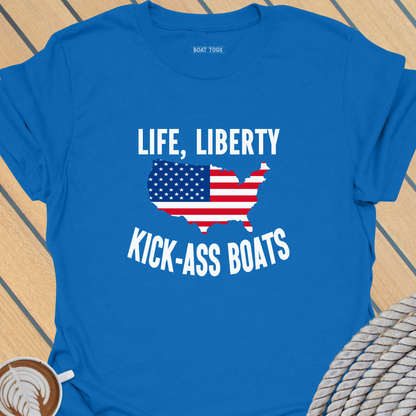 Kick-ass boats T-shirt