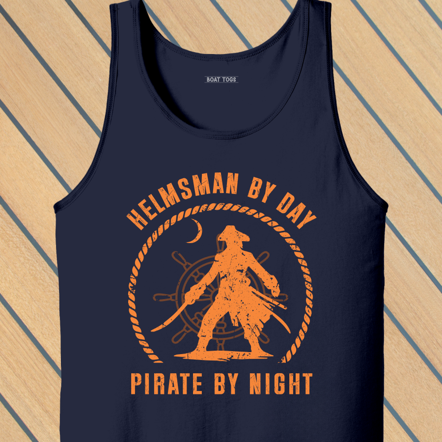 Helm night pirate Tank (Front print)